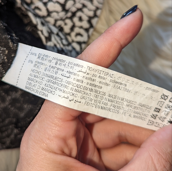 👕ZARA - Animal Print Blouse - Picture 7 of 11